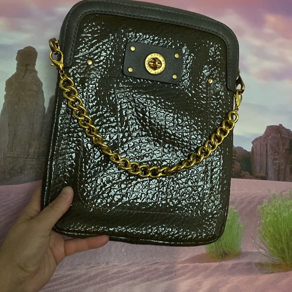 MARC BY MARC JACOBS Patent Turnlock IPad / E Reader Case.